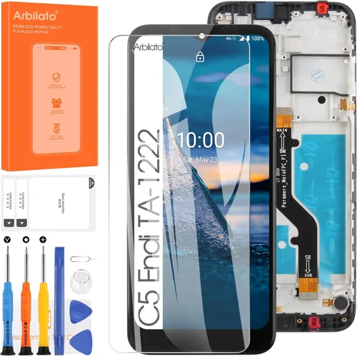 Miniatura 4 de Pantalla para Nokia C5 Endi Reemplazo de pantalla para C5 Endi Pantalla LCD TA-1222 Pantalla táctil Digitalizador Asamblea Piezas de reparación