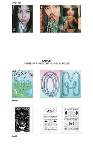 Miniatura 6 de NEWJEANS OMG 1st Winter Single Album ( MESSAGE CARD Ver. - MINJI ) K-POP SEALED