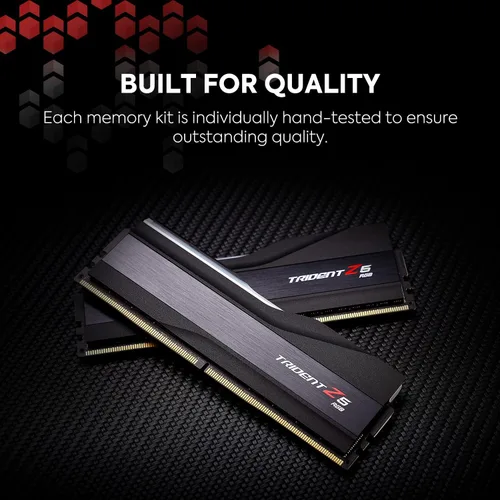 Miniatura 5 de G.SKILL Trident Z5 RGB Series DDR5 RAM (Intel XMP 3.0 y AMD EXPO) 16 GB (1 x 16 GB) 6000MT/s CL36-36-36-96 1.35V Memoria de computadora