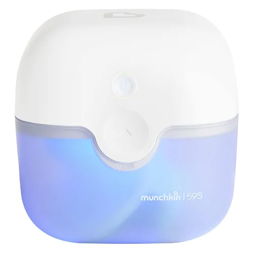 Munchkin® Esterilizador UV portátil Plus con batería recargable, mini desinfectante de luz UV elimina el 99.99% de los gérmenes en 59 segundos