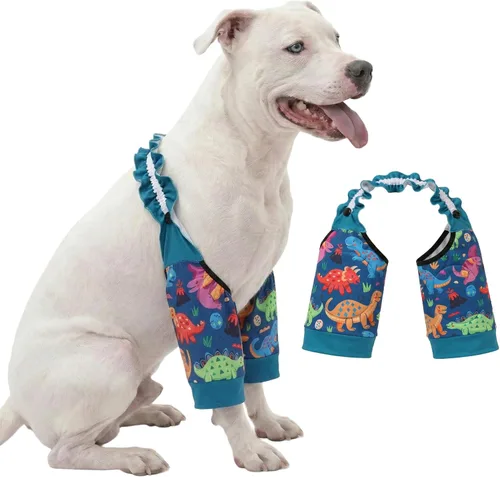 Miniatura 11 de LovinPet Mangas delanteras para perros medianos y grandes, protección de codo elástica en 4 direcciones, recuperación antilamos, prevención de calor