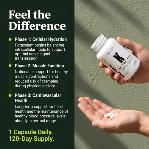 Miniatura 4 de NutraBio Complejo de potasio, suplemento de potasio para un corazón, huesos, músculos y digestión saludables, 99 mg - 120 cápsulas vegetales