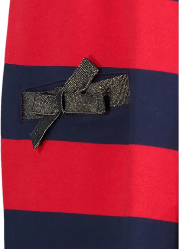 Miniatura 3 de Nautica Vestido plisado a rayas de manga corta para niña