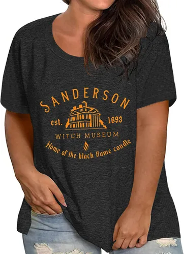 Camiseta de manga corta para mujer, diseño de Hocus Pocus, estilo vintage, Sanderson Witch Museum