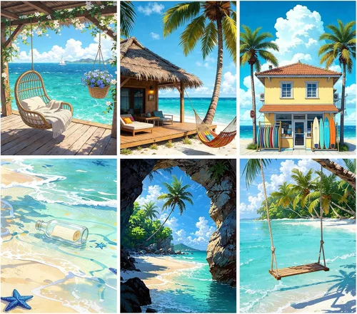 Miniatura 16 de DOTSOPS Kits de pintura de diamantes para adultos, kit de pintura para manualidades, manualidades, paquetes de arte de diamantes 5D, kits completos