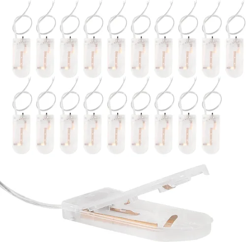 Miniatura 7 de 20 unids CR2032 titular de batería de celda de moneda titular de batería 2X CR2032 titular de batería con interruptor de encendido/apagado Negro