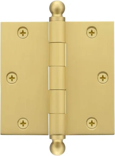 Miniatura 84 de Grandeur Hardware 824304 Bisagra residencial con punta de bellota de 3.5 pulgadas con esquinas de radio de 5/8 pulgadas en peltre antiguo