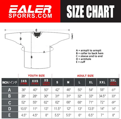 Miniatura 7 de EALER Camiseta de práctica de hockey sobre hielo en blanco de la serie H80 para hombres y niños, adultos y jóvenes