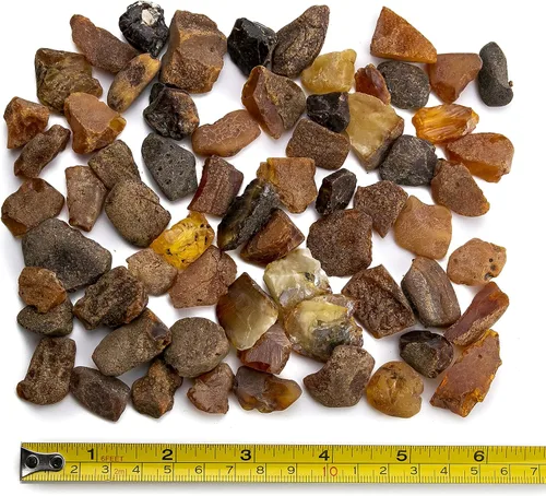 Miniatura 2 de Piedras ámbar crudas – Piedra de ámbar suelta natural sin pulir hecha a mano certificada para manualidades de joyas y pulido de cuentas - Amber