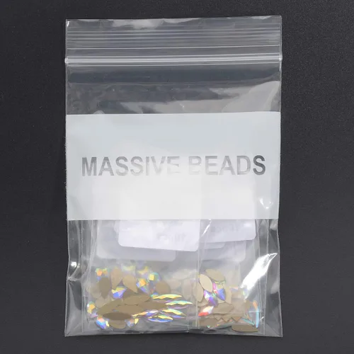 Miniatura 7 de Massive Beads Gemas de diamantes de imitación de cristal con parte trasera plana mixta para arte de uñas 3D para teléfono DIY