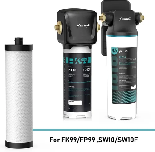 Miniatura 2 de Frizzlife Filtro de repuesto PLC10 para filtro de agua debajo del fregadero FK99/FP99/SW10/SW10F