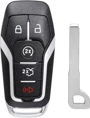 NPAUTO Funda de repuesto para llavero Ford F150 F250 F350 Fusion Explorer Edge Mustang Lincoln MKX MKZ MKC 2013-2017 Control remoto de entrada sin