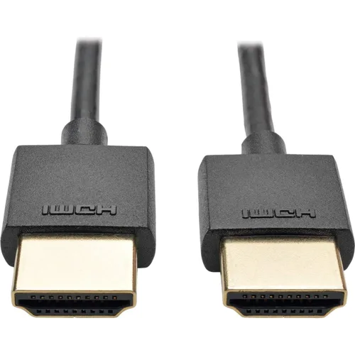 Tripp Lite Cable HDMI delgado de alta velocidad con Ethernet y video digital con audio, UHD 4K x 2K (M/M), 3 pies (P569-003-SLIM)