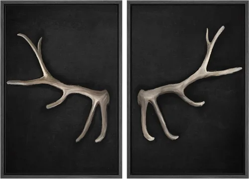 Miniatura 43 de MUDECOR Impresión en Lienzo Enmarcado Arte de Pared Anillos de Árbol de Madera de Roble Ilustración de la Naturaleza Arte Moderno Decorativo
