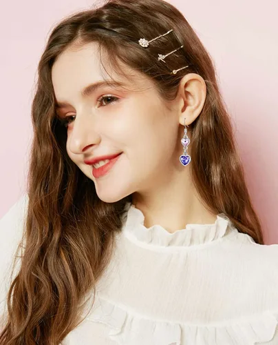 Miniatura 3 de 243033 Pairs Hypoallergenic Earrings for Girls Sensitive Ears Studs Set - Cute Earrings for Teen Girls - CZ Stud Earrings for Little Girls - Animal