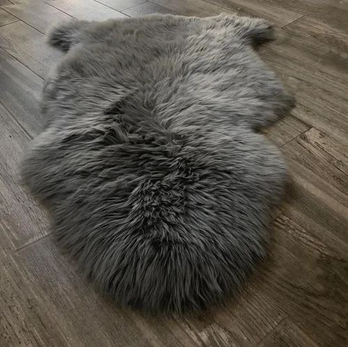 Miniatura 78 de LAMBZY Alfombra sintética de piel de oveja auténtica, con textura inferior gruesa, fuerte, fácil de lavar, resistente a las manchas, perfecta