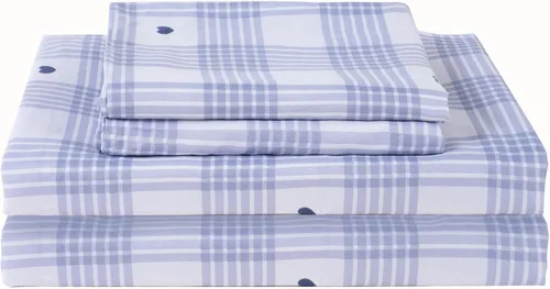 Miniatura 25 de Juego de sábanas de cama de 4 piezas - Tamaño completo - Juego de sábanas de cama de microfibra suave y duradera, bolsillo profundo, resistente a