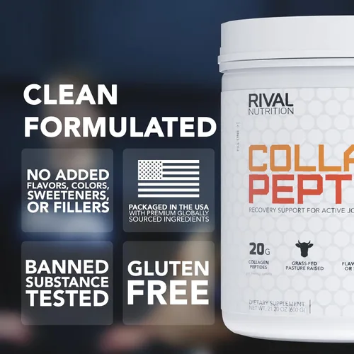 Miniatura 2 de RIVAL NUTRITION Péptidos de Colágeno 10.58 oz - 15 Serv.