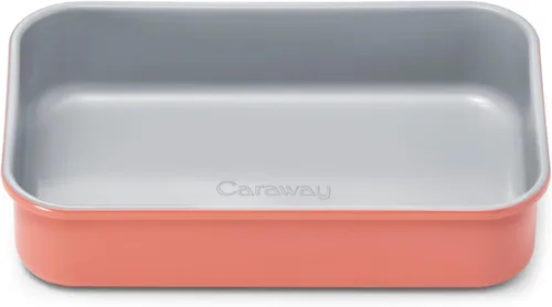 Miniatura 7 de Caraway Sartén rectangular de cerámica antiadherente de 9 x 13 pulgadas, revestimiento de cerámica naturalmente resbaladizo, no tóxico, libre