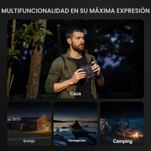 Miniatura 7 de VisioGear Night Thunder X3 Gafas de visión nocturna - Prismáticos de visión nocturna de 4K con modo de color AI para adultos con foto de 40MP