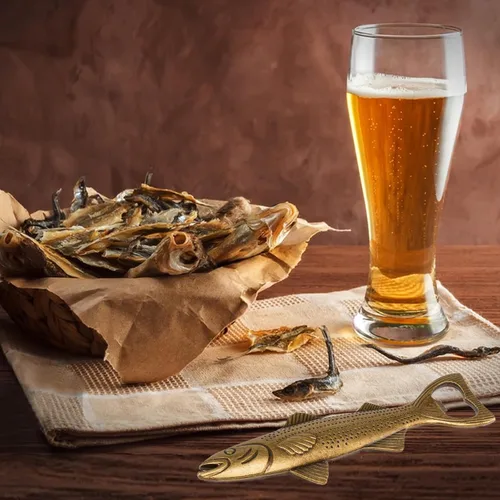 Miniatura 3 de Regalos únicos de cerveza de pescado para hombres, abrebotellas vintage, regalo de pesca para el Día del Padre, cumpleaños y Navidad, regalo de San