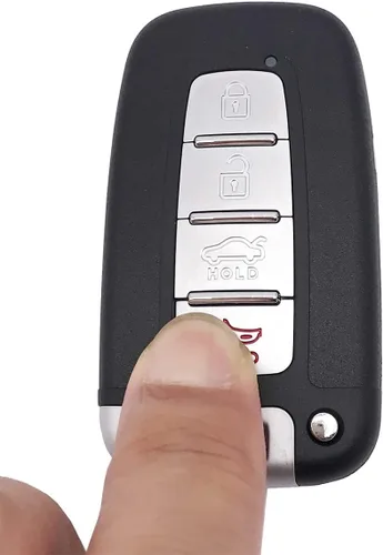 Miniatura 4 de Llavero de repuesto con 4 botones para Kia Optima Sonata Elantra Genesis Veloster Smart Keyless Entry Key Fob (SY5HMFNA04)