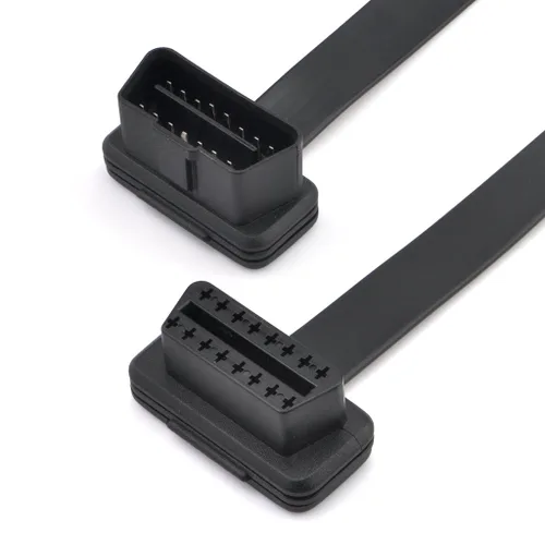 Miniatura 3 de iKKEGOL OBD2 OBDII 1 a 3 Perfil ultra bajo 16 pines macho a hembra Cable divisor Y Cable de extensión de diagnóstico 50 cm / 20