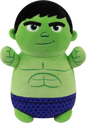 Miniatura 14 de Squishmallows Original Marvel Spidey y sus Increíbles Amigos HugMees de Pantera Negra de 10 pulgadas – Peluche Oficial Ultrasuave de Jazwares