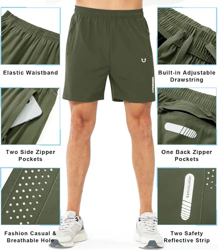 Miniatura 24 de NORTHYARD - Pantalones cortos deportivos para correr para hombres, ligeros, de secado rápido, 7, 5 o 9 pulgadas, para senderismo, deportes, gimnasio
