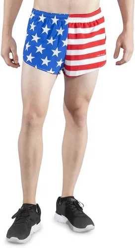 Miniatura 2 de B.O.A Boa 1000SWP - Pantalón corto para correr con estampado Elite Split de 1 pulgada para hombre