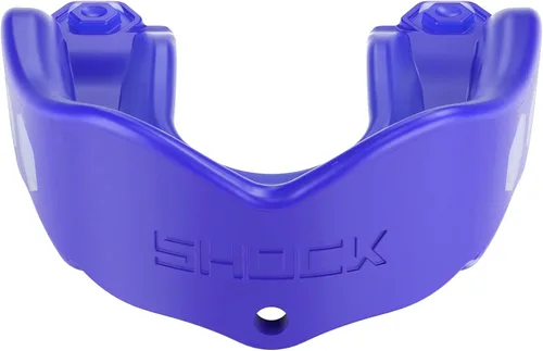 Miniatura 22 de Shock Doctor Gel Max - Protector bucal, protección resistente y ajuste personalizado, juvenil, frambuesa azul