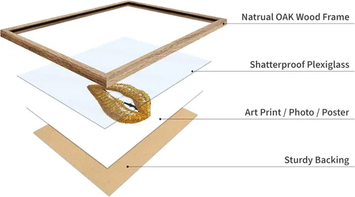 Miniatura 4 de Poster Master Impresión de labios dorados, póster de mordida de labio, arte moderno y minimalista, regalo bohemio para hombres y mujeres, diseño