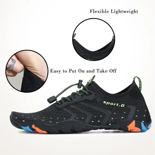 Miniatura 3 de Mishansha - Zapatos de agua para hombres y mujeres secado rápido para natación buceo surf deportes acuáticos piscina playa senderismo yoga