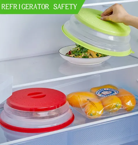 Miniatura 7 de Cubierta contra salpicaduras de microondas para alimentos, protector contra salpicaduras de cocina Micowave, tapa a prueba de platos, apta