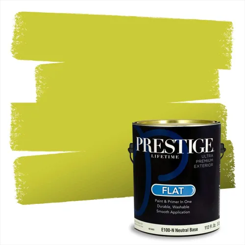 Miniatura 174 de PRESTIGE Paints Exterior Paint and Primer In One, 1-Gallon, Satin, Comparable Match of Benjamin Moore* Royal Linen* 931BM-PCM