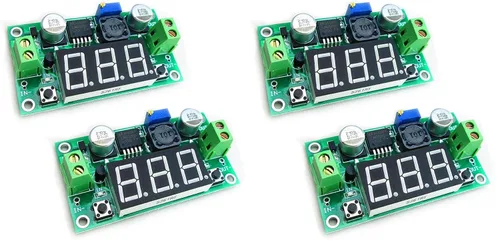 Miniatura 4 de HiLetgo 2pcs LM2596 ajustable DC-DC Step Down Buck Power Convertir Módulo 4.0-40V Entrada a 1.25-37V Salida con pantalla LED Voltímetro