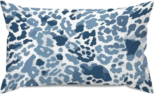 Miniatura 22 de Fundas de almohada con estampado de leopardo y guepardo negro y marrón, 12 x 18 pulgadas, fundas de cojín de granja para sofá, sala de estar