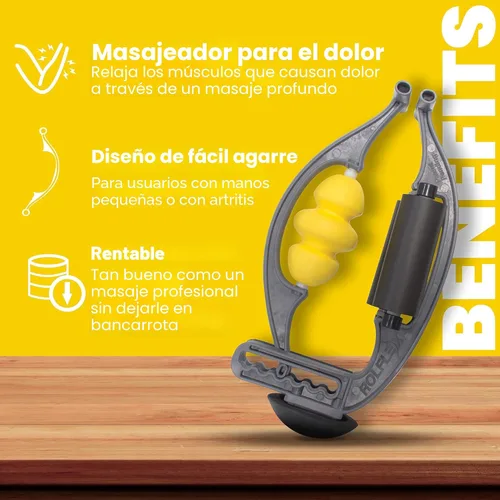 Miniatura 5 de Rodillo de espuma Rolflex™ reinventado, el mejor autoliberador miofascial y herramienta de puntos de activación para todo el cuerpo, nunca volverá a