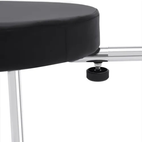 Miniatura 8 de Reposapiés de pedicura, taburete ajustable para pies, reposapiés, reposapiés, pedicura, soporte para reposapiés para Nail Tech Spa, salón de Negro