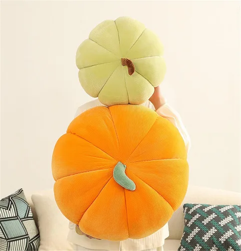 Miniatura 3 de AZCHEN Almohada decorativa de calabaza, cojín decorativo para sofá cama, muebles de patio (7.1 in, marrón)