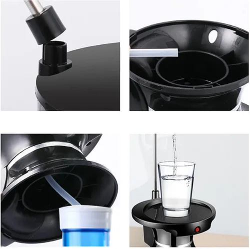 Miniatura 2 de Dispensador de agua, bomba de agua para jarra de 5 galones, bomba eléctrica dispensadora de agua recargable, fuerte, salida rápida, bajo ruido