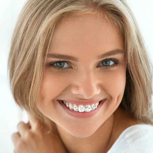 Miniatura 5 de Sosation Kit de 377 piezas de gemas de dientes para mujer, kit de joyería de dientes de moda de cristal artificial, juego de iniciación de gemas