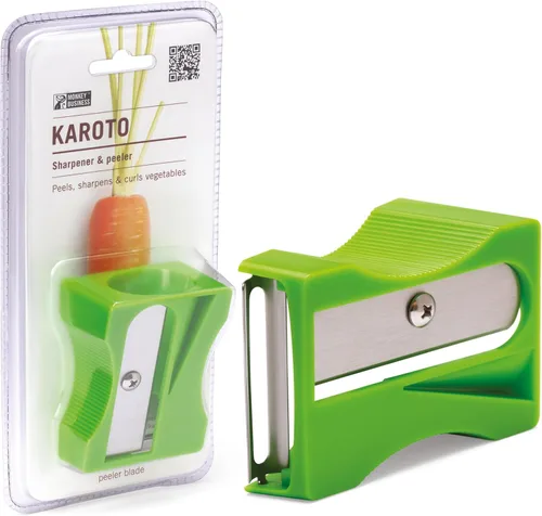 Miniatura 10 de Karoto - Afilador de zanahorias Pelador de verduras Pelador de verduras y peeler de pepino Divertidos utensilios de cocina de una serie
