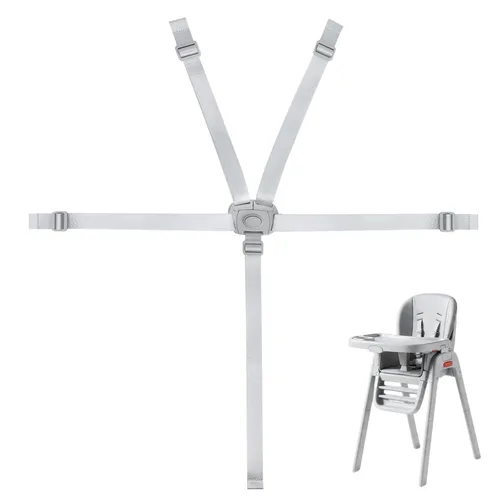 Correas de repuesto para silla alta compatibles con sillas altas Gracos y la mayoría de sillas altas de 5 puntos (1 unidad)