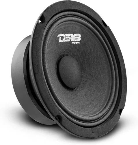 Miniatura 10 de DS18 PRO-GM6.4B - Altavoz de 6.5 pulgadas, rango medio, bala de aluminio roja, 480 W máximo, 140 W RMS, 4 ohmios, altavoces de puerta de audio