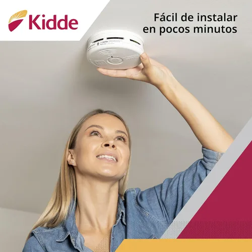 Miniatura 6 de Kidde - Combo de detector de humo y detector de monóxido de carbono con batería de 10 años de duración
