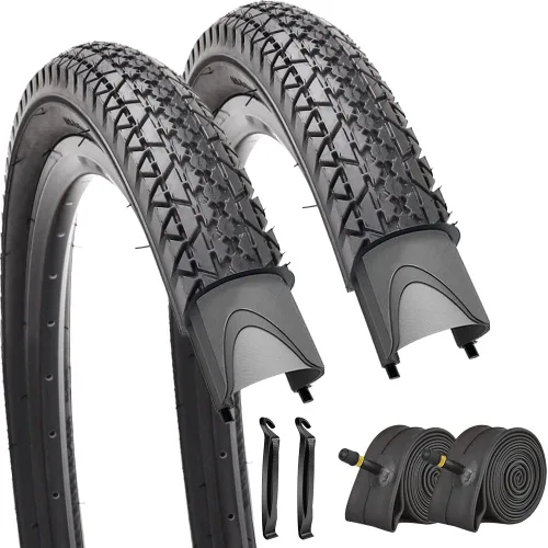 Miniatura 11 de Paquete de 2 neumáticos y tubos de bicicleta Beach Cruiser de 24 pulgadas/26 x 2.125 pulgadas o sin tubos de 24 pulgadas/26 x 1.75 pulgadas/2.125