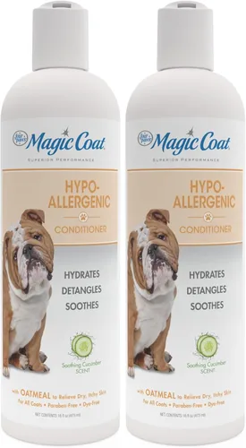 Miniatura 18 de Four Paws Magic Coat - Champú blanqueador blanco brillante para perros con abrillantador Natriance, lavado de perro iluminador, elimina las manchas