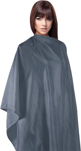 Cricket Forte Capas de corte de pelo para peluquería profesional para clientes, cierre de cuello a presión ajustable, pizarra