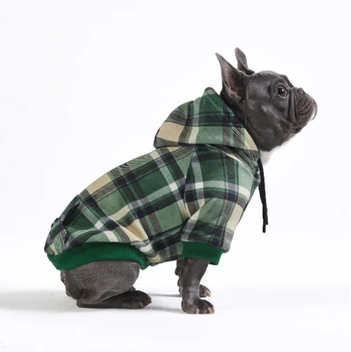 Miniatura 35 de Spark Paws Sudadera con capucha para perro, suéter de primera calidad para perros pequeños, medianos y grandes Trajes cálidos para bulldogs